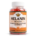 Melanin Health Women's Multivitamin Gummies – Immune Support, Energy & Hair Skin Nails – Vitamins A, C, D, E, B6, B12, Biotin, Zinc – Berry Flavor, Non-GMO, Gluten Free, Vegan – 90 Count