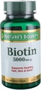 Nature's Bounty Super Potency Biotin 5000mcg - 72 Softgels (Pack von 2)