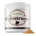 O H Optimal Human Bovine Colostrum Powder with Marshmallow Root – Gut & Immune Support Colostrum Supplement Capsules with IgG & Protein – Non-GMO, GMP Certified, Made in USA – Unflavored 30 Servings