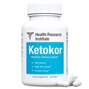 Ketokor - Health Research Institute - 1 Bottle - 30 Capsules-Improved Formula-Official