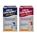 Ultra Doceplex Mega Man+ & Mega Woman+ – Antioxidant, Energy Boost, Stress Relief – 50 Prolonged-Release Tablets Each – Tailored Daily Nutrition for Men and Women