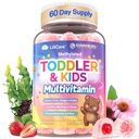 Toddler 2-3 & Kids 4+ Multivitamin Gummies w/ Iron, Omega-3, ARA, Calcium, Prebiotic, Methylated Picky Eater Vitamins for Kids 2+ Growth & Development | Vitamin C, D3 K2, B12, Methylfolate, Sugar Free