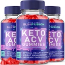 (Pack of 3 Slim Fusion Keto ACV Gummies for Advanced Weight Loss (180 Gummies)