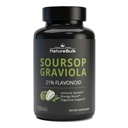 Graviola Capsules Pure Leaf Extract, 100% Natural, Pure 600mg per Serving, Daily Support for Immune, Digestive - 4 Months Supply