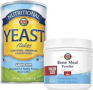 KAL Knochen-Meal-Pulver & Nutritional Yeast Bundle | 20oz & 22oz