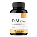 Sandhu's DIM Supplement 200 mg -60 Capsules - Diindolymethane with Ashwagandha & Bioperine Hormone Balance for Women & Men, Hormonal Acne Supplements