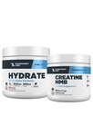 Transparent Labs Hydrate Electrolytes Powder (40 Servings, Tropical Punch) & Creatine HMB (30 Servings, Unflavored)