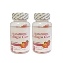 Generic N Glow Glutathione Collagen Glow, 60 Organic Chewable Gummies (Strawberry (2 Bottles)