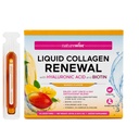 NatureWise Hydrolyzed Liquid Collagen for Women & Men 4000mg - No Added Sugar - Multi Collagen Peptides + Biotin + Vitamin C + Vitamin B Complex & Hyaluronic Acid - Mango - 10 Tubes[10 Day Supply]