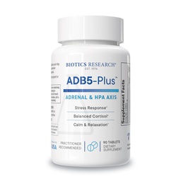 Biotics Research ADB5-Plus unterstützt gesunde Adrenal Gland-Funktion, unterstützt Cortisol-Levels, positive Reaktion auf Stress, Gesunde Energie Levels 90 Tablets