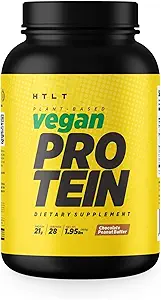 Veganprotein von HTLT | Pflanzenbasiertes Proteinpulver | Pea & Rice Protein Blend | für hochprotein Shakes und gebackene Bäume, (Chocolate Peanut Butter)