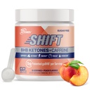 Real Ketones BHB Exogenous Ketones Energy Powder Sugar Free Electrolyte Powder with 4 Main Fasting Electrolytes & Hydrating Patented BHB Ketones for Energy & Focus (Peach, 30 Servings)