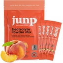 JUNP Sugar Free Electrolytes Powder Packets for Water Instant Hydration Packets with Salt & Potassium, Zero Calorie, No Carbs No Sugar Electrolyte Drink Mix Sticks, Keto Friendly, Juicy Peach 5 Pack