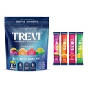 TREVI™ Everyday Sugar Free Electrolytes - Essential Drink Mix Hydration Powder Packets - 8 Count - Original Variety Pack - Berry Lemoande, Lemon Lime, Raspberry, Orange