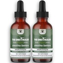 The One Healer Zeolite Detox for Kids & Adults – Pure Zeolite Drops with Methyl B12 and Vitamin D3 for Heavy Metal Detox and Full Body Cleanse – Advanced Natural Formula - 4oz Liquid Drops Supplement