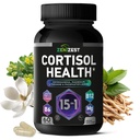 Cortisol Detox Supplement for Women Men - Control & Lower High Cortisol Level - Adrenal Health Balance Cleanse Sleep Stress Support - Magnesium Ashwagandha L-Theanine Cortisol Blocker Reducer