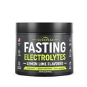 Fasting Electrolytes - Fast Hydration & Fasting Salts - Electrolytes for Fasting - Fasting Supplement - 30 Servings, Lemon Lime