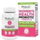 Probulin Womens Probiotic - Vaginal, UT, Gut & Immune Gesundheit mit Lactobacillus Reuteri - 20 Billion CFU, 12 Probiotic Strains & Prebiotics - 60 Vegan, Glutenfreie Kapseln für Ganzkörper-Wellness