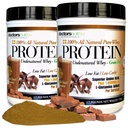 (Pack of 2) Pure 100 Percent - Undenatured Grass Fed Whey Protein, Double Dutch Chocolate Flavor, Natural Ultrafiltered Plus 1000 Milligrams L-Glutamine