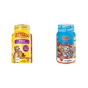L'il Critters Kids Fiber Gummy Digestive & Paw Patrol Multivitamin Immune Support, 90 & 60 Fruit Flavored Gummies
