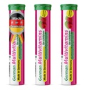 T&D Multivitamin for Kids effervescent Tablets - Liquid Vitamins Drink for Children – Raspberry Flavor – 60 Count