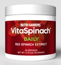VitaSpinach Red Spinach Extract Nitric Oxide Booster Supports Blood Pressure & Flow, Energy Endurance Pre Workout Performance Boost Natural Superfood Supplement 30 Servings Vita Spinach