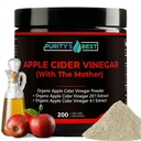 Purity’s Best Apple Cider Vinegar with The Mother – 300 mg Per Serving – Supports Healthy Digestion, Metabolism & Immune Function – 200 Vegan Capsules