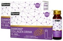 Diamond Collagen Drink -15,000mg Marine Collagen Peptides Liquid Shots for Women & Men, Hydrolyzed with Vitamin C & Pomegranate, Grape Flavor, Supports Skin, Hair & Nail Health-1.69 fl oz x20
