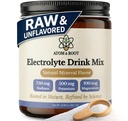 Raw & Unflavored Electrolytes Powder - Natural Fasting Salts | Microplastics Tested | Sugar, Stevia, Citric Acid Free | Clean Keto & Carnivore | Glass Jar & Wooden Scoop