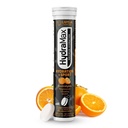 Upsa HydraMax Sport Electrolytes Hydration Tablets – Natural Orange Effervescent with 4 Essential Electrolytes Magnesium, Ginseng Extract, BCAAs & Vitamin C, Post Workout Recovery Mix Support 16 Count