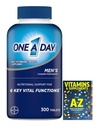 Adventure Home Men's Health Formula Multivitamin, Tablet, (300 Count)+Better Guide Vitamins Supplements (Book Printed) Free Include