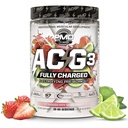 PMD Sports ACG3 Fully Charged - Electrifying Pre Workout Powder - High Energy & Pump Pre Workout for Men and Women to Maximize Focus, Endurance & Performance - Strawberry Margarita (30-60 Servings)