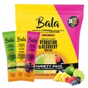 Bala Total Body Wellness Drink Mix, Hydrate & Recover Variety Pack, Pineapple, Lime & Berry, 10 Per Flavor, Zero Sugar Electrolytes Powder Packets with Enzymes & Amino Acids, Turmeric Drink, 30 Sticks