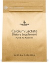 Reine Original Zutaten Calcium Lactat (8 oz) Calciumergänzung, Elektrolyt