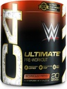 Cellucor C4 Ultimate x WWE Pre Workout Powder Nectarine Guava Knockout - Sugar Free Preworkout Energy Supplement für Männer und Frauen - 300mg Koffein + 3.2g Beta Alanine + patentierte Kreatinen - 20 Servierungen