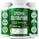 FloraBliss 120 Liposomal Sulforaphane Supplement+ 1000mg Capsules - Broccoli Extract | with Quercetin, Selenium & NAC - High Potency Non-GMO - Vegan - Non GMO