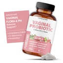 Women’s Vaginal Microflora Probiotic Complex | Everyday Freshness & Comfort Formula | 12-in-1 Blend with Cranberry, D-Mannose & Hibiscus | Third-Party Tested, cGMP Facility, Vegan, Non-GMO, 60 Caps