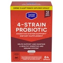 berkley jensen Probiotic Digestive System Support Capsules, 84 Count (Pack of 1)