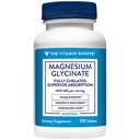 The Vitamin Shoppe Magnesium Glycinate 400 MG, Fully Chelated Magnesium for Superior Absorption, Supports Energy Production, Relaxation & Sleep Support, Cardiovascular Health, Gluten Free, 135 Tablets