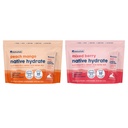 NativePath Hydrate Stick Pack Peach Mango & Mixed Berry Bundle – Zero Sugar Electrolytes with BCAAs