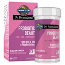 Garden of Life Dr. Formulated Beauty Probiotics with Biotin, Hyaluronic Acid and Pre, Pro & Postbiotics – Skin Health, Hair & Nails, Non-GMO, Gluten-Free, 60 Vegetarian Capsules
