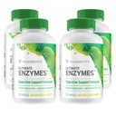 Youngevity Ultimate Enzymes® - Multienzyme für Verdauung, Gas & Bloating Relief - Betaine HCl, Ox Bile, Pancreatine 10X, Papain 6M, Pepsin 1:3000 (120 Kapseln - 4 Packung)