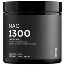 Toniiq 1300mg NAC - 2 Monate Versorgung - Min. 98%+ Tested Purity - Ultra High Strength Bioavailable NAC Cystein Supplement - 120 Vegetarisch N Acetyl Cystein Kapseln -Lab Tested TQ