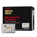GNC Mega Men Performance and Vitality Vitapak Program, Convenient Complete Nutrition, 5 Produkte in 1 Paket, Zirkulation, Blutfluss, Prostata-Gesundheit, Sexuelle Funktion, Horny Goat Weed, 30 Packungen