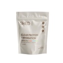 Clear Protein Powder with Electrolytes by Shed, 15g Whey Protein Isolate, Low Calorie and Lactose Free, Light and Clean Hydration Drink, Bloat-Free Post Workout Supplement, Variety Pack (15 Servings)