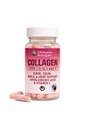 LifeStream NutraCare Collagen Capsules Type I, II, III, V & X | with Hyaluronic Acid & Vitamin C Hair, Skin, Nails & Joint Support | 60 Capsules