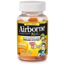 Airborne 500mg Vitamin C Immune Support Zinc Gummies for Kids, Assorted Fruit Flavor, Gluten Free Crafted Blend with Powerful Antioxidants Vitamins C & E, 21 Gummies (4 Pack)