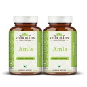 Amla Capsules 60_ Organic Antioxidant Immunity Enhancer Natural Source of Vitamin C and Hair Growth Herbal Supplements (Pack of 2)