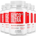 (5 Pack) Glyco Ultra Blood Optimizer Capsules, Official Glyco Ultra Blood Support Pills with All Natural Ingredients, Advance Health & Wellness Supplement with Max Strength Multivitamins(300 Capsules)