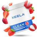 XEELA Pre Workout Powder - Clean & Tested - Jitter Free, Safe, and Natural - Increase Thermogenic Energy, Focus, and Endurance w/Creatine, Organic Caffeine, Plant Based Citrulline (Strawberry Lyche)